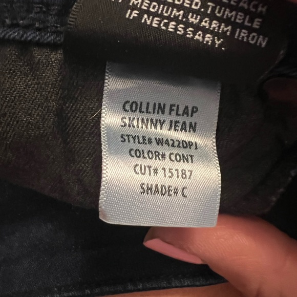 Hudson Collin Flap Pocket Skinny Jean Size 28 - Picture 3 of 7